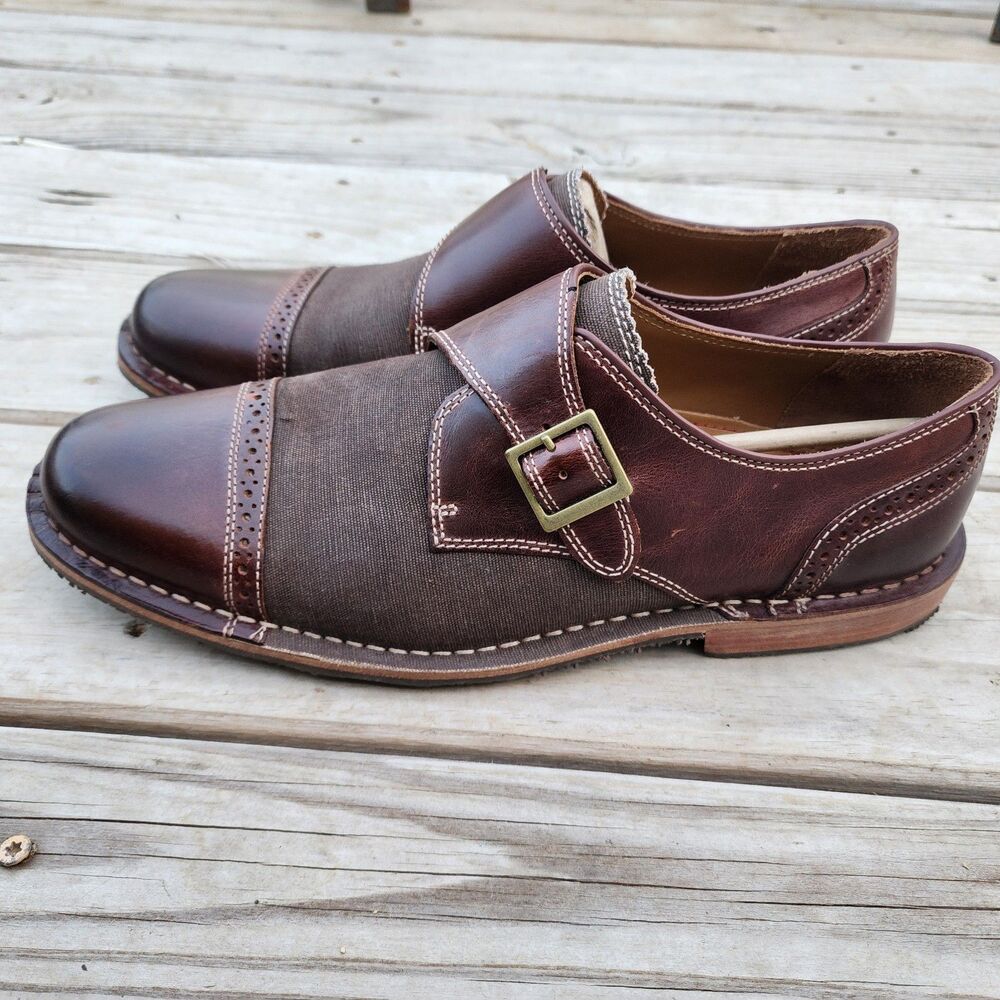 Sebago Men's Classic Brown Moc Loafer Sz 10.5 Buckle Strap Leather Used - Picture 9 of 16